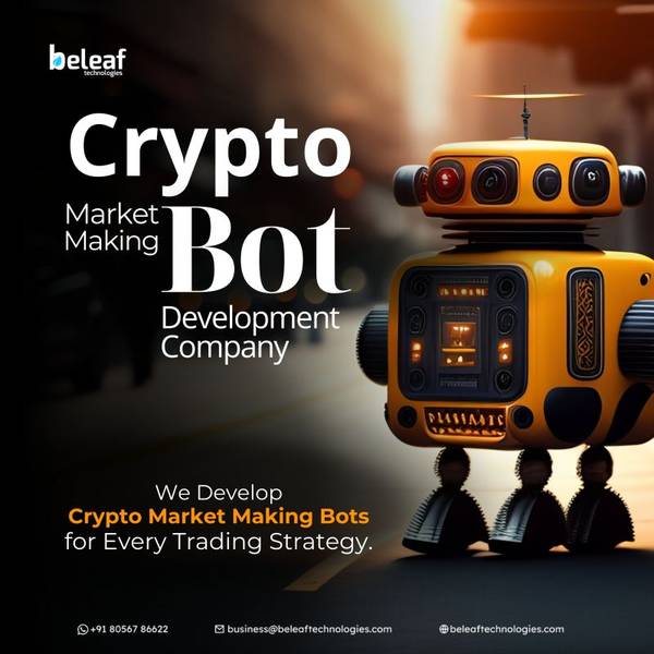 Crypto Market Making Bot Development Services