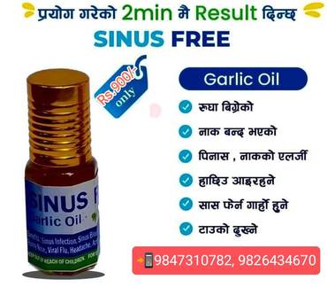 Sinus Free Garlic Oil