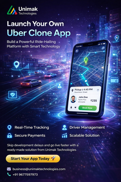 Build Your Own On-Demand Taxi Booking App - Uber Clone