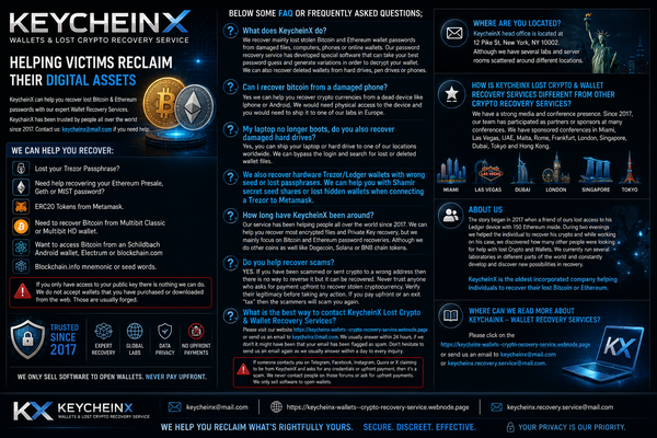 KeycheinX: Trusted Digital Wallet Recovery Experts