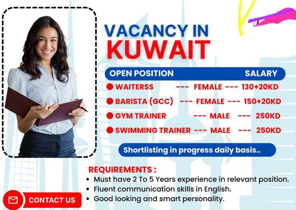 URGENT DEMAND FOR KUWAIT - BARISTA