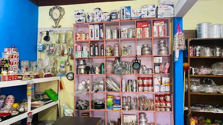 Kitchenware and Utensils shop is on sale at Tilottama Manigram