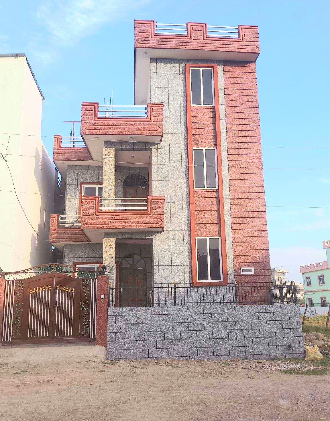 New house for sale at chaparhatti malika path tilottama